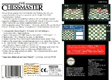 Chessmaster, The (Europe) box cover back